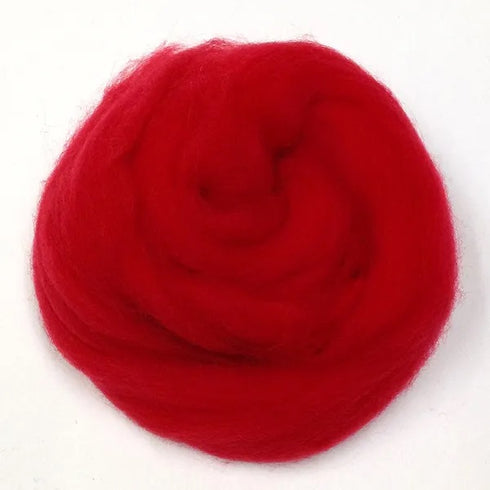 Rosella Colour Merino Wool Roving